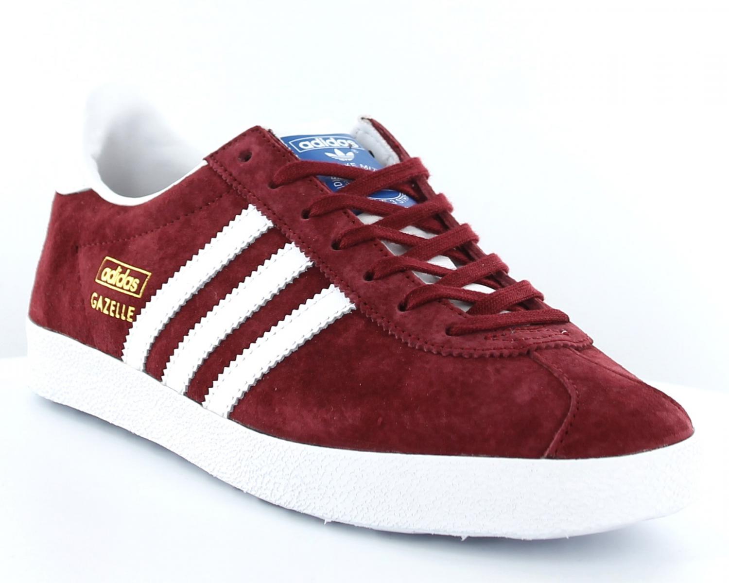 adidas gazelle rouge bordeaux homme