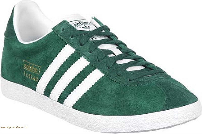 basket gazelle femme verte