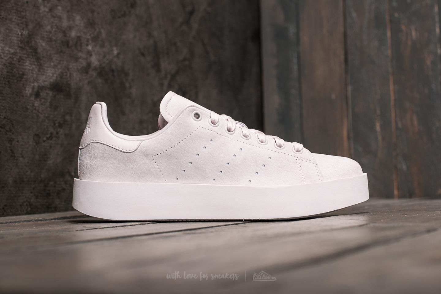 adidas stan smith bold white black