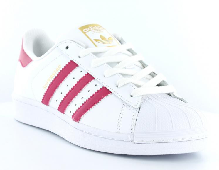 adidas superstar femme rose et blanche