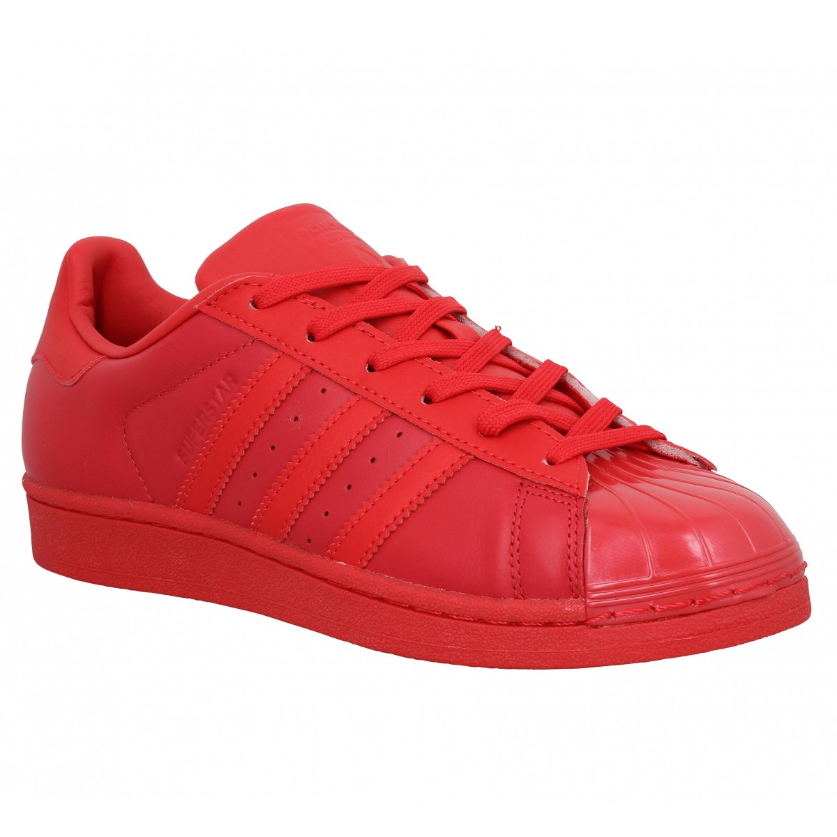 Basket superstar femme rouge Clearance