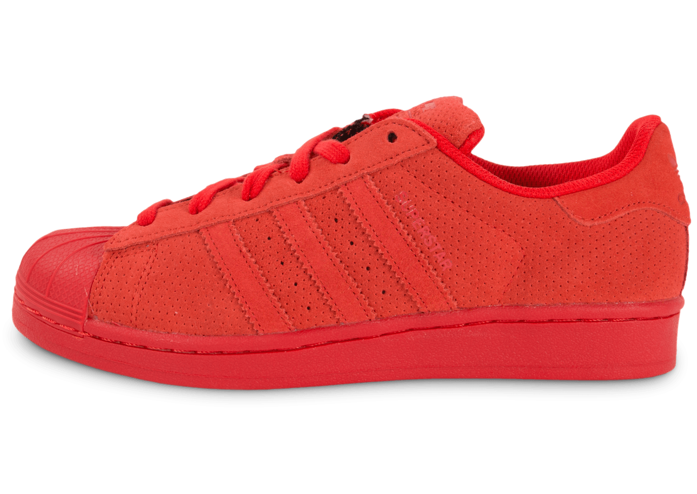 superstar femme blanche et rouge