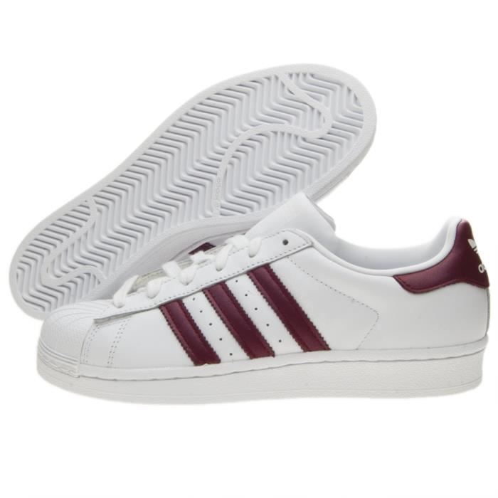 superstar bordeaux femme