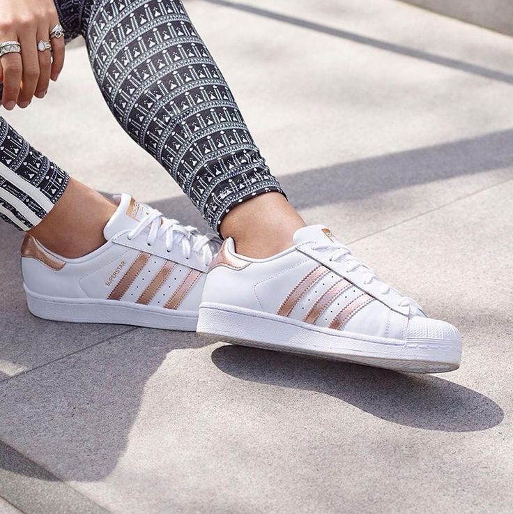 adidas superstar femme or rose