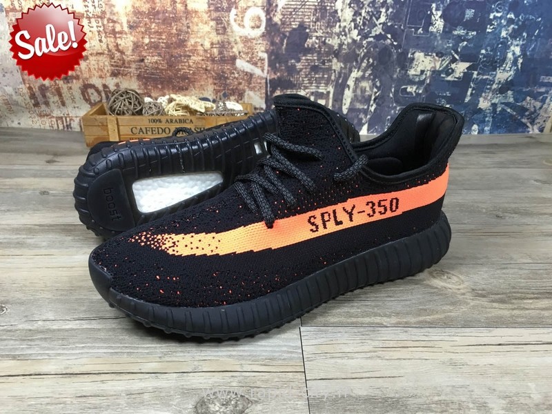 yeezy 350 noir orange
