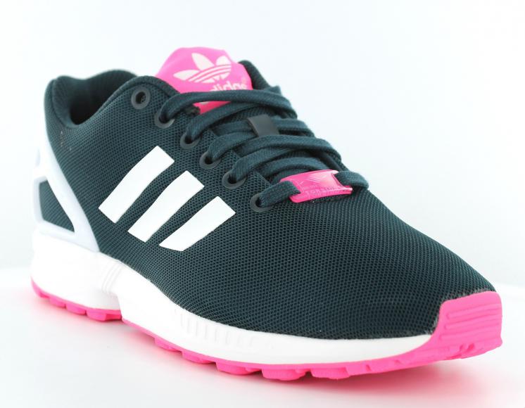 adidas zx flux noir et rose fluo