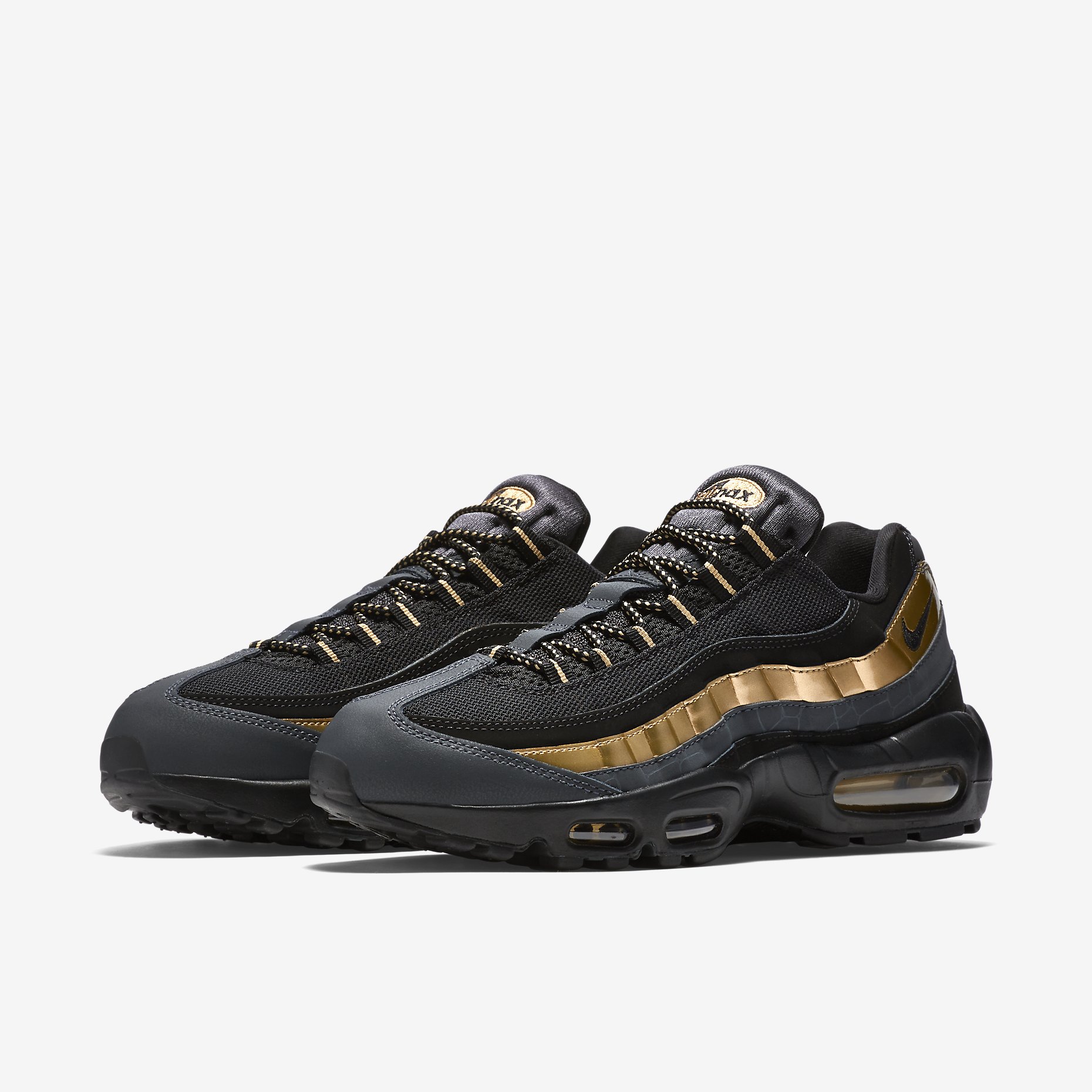 air max noir et or