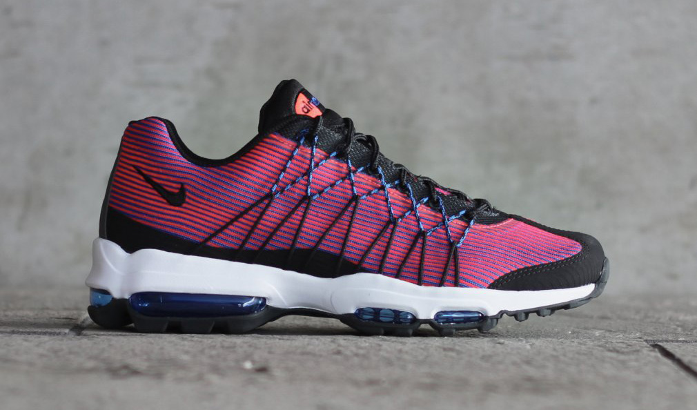 nike air max 95 rose et noir
