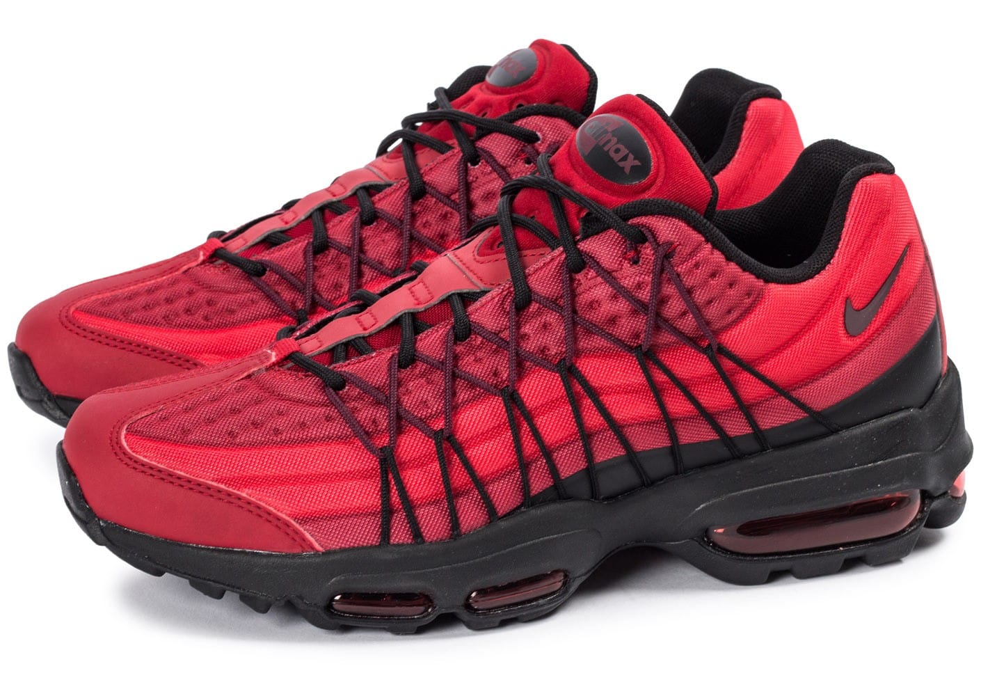 nike air max 95 ultra jacquard noir rouge