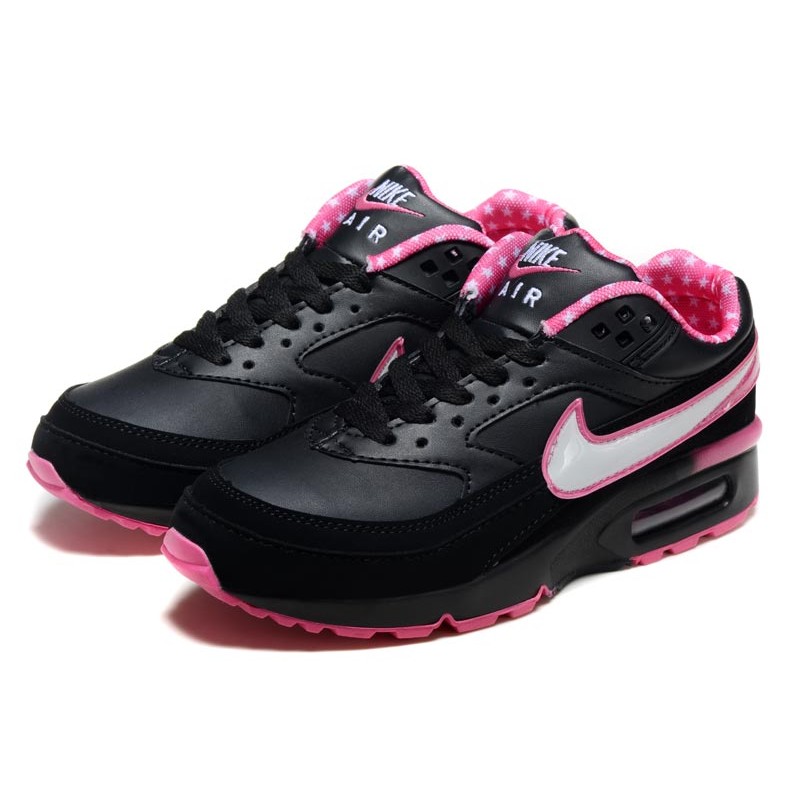 basket air max noir et rose