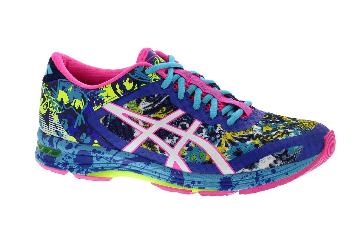 asics bleu et vert fluo