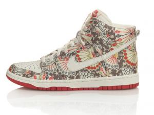 basket fleurie femme jordan