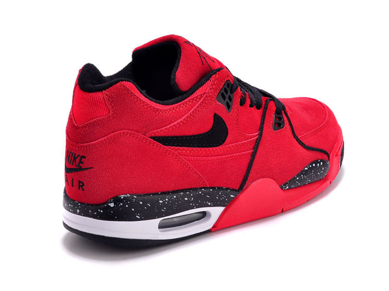 basket homme rouge