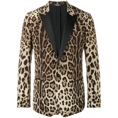 blazer leopard pas cher