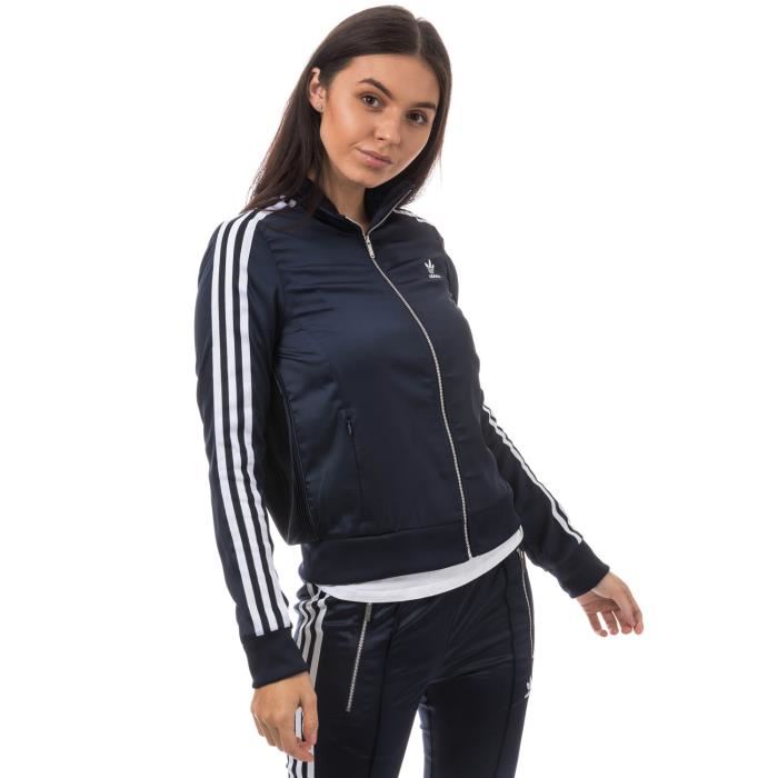 veste adidas original femme noir et or