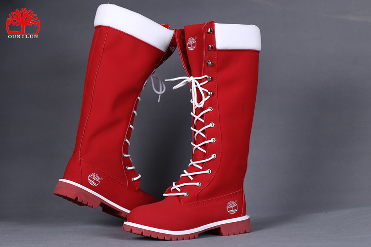 botte timberland homme rouge