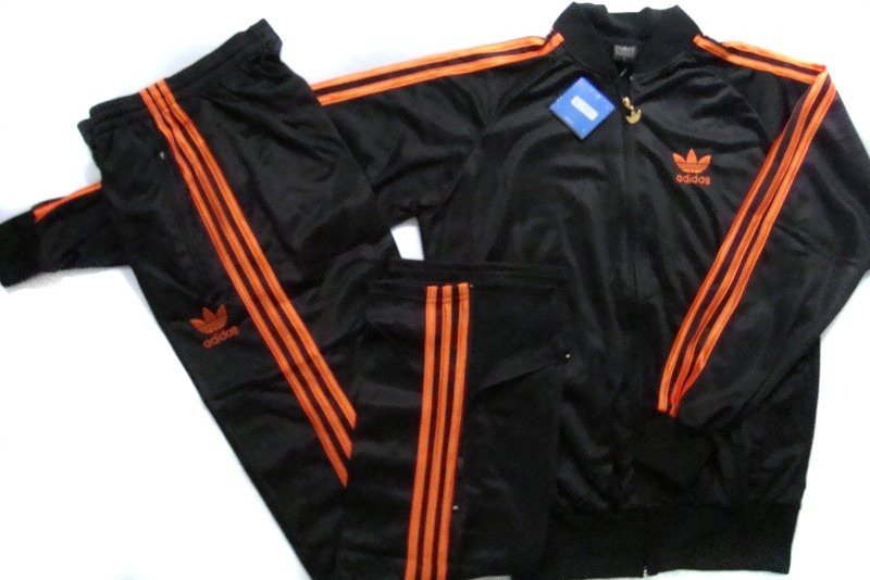 jogging adidas noir orange